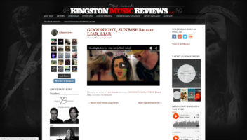 Kingston Music Reviews: GOODNIGHT, SUNRISE Release LIAR, LIAR